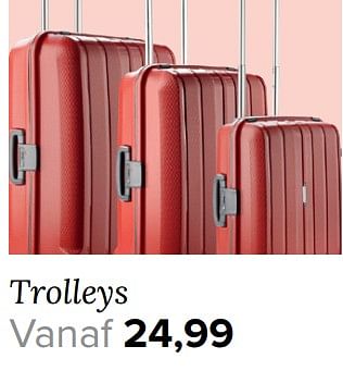 Aanbiedingen Trolleys - Huismerk - Kijkshop - Geldig van 14/08/2017 tot 20/08/2017 bij Kijkshop