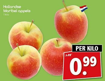 Aanbiedingen Hollandse maribel appels - Huismerk - Agrimarkt - Geldig van 14/08/2017 tot 19/08/2017 bij Agrimarkt
