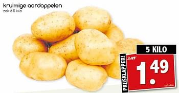 Aanbiedingen Kruimige aardappelen - Huismerk - Agrimarkt - Geldig van 14/08/2017 tot 19/08/2017 bij Agrimarkt