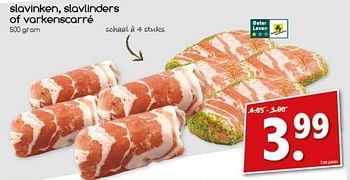 Aanbiedingen Slavinken slavlinders of varkenscarre - Huismerk - Agrimarkt - Geldig van 14/08/2017 tot 19/08/2017 bij Agrimarkt