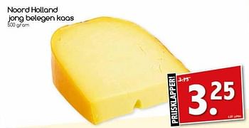 Aanbiedingen Noord holland jong belegen kaas - Noord-Hollander - Geldig van 14/08/2017 tot 19/08/2017 bij Agrimarkt