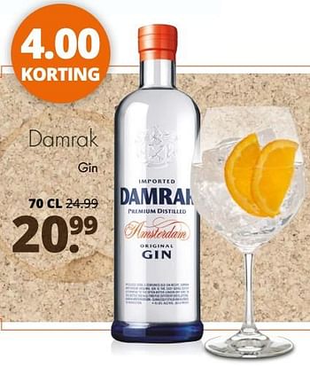 Aanbiedingen Damrak gin - Damrak - Geldig van 14/08/2017 tot 26/08/2017 bij Mitra