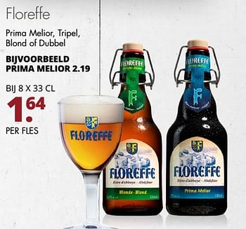 Aanbiedingen Floreffe prima melior, tripel, blond of dubbel - Floreffe - Geldig van 14/08/2017 tot 26/08/2017 bij Mitra