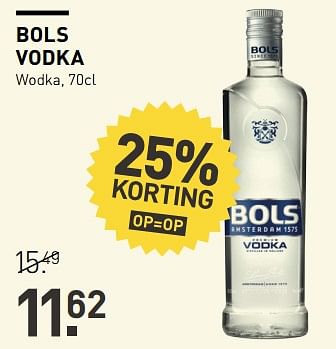 Aanbiedingen Bols vodka wodka - Bols - Geldig van 14/08/2017 tot 27/08/2017 bij Gall & Gall