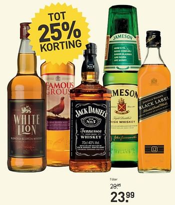 Aanbiedingen Jameson irish whiskey - Jameson - Geldig van 14/08/2017 tot 27/08/2017 bij Gall & Gall