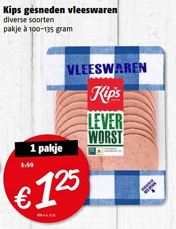 Aanbiedingen Kips gesneden vleeswaren - Kips - Geldig van 14/08/2017 tot 20/08/2017 bij Poiesz