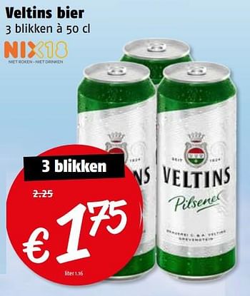 Aanbiedingen Veltins bier - Veltins - Geldig van 14/08/2017 tot 20/08/2017 bij Poiesz