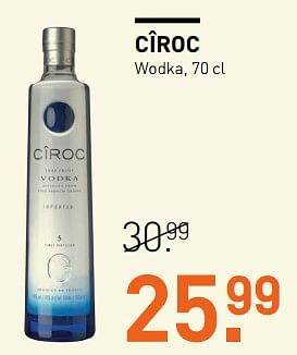 Aanbiedingen Cîroc wodka - Cîroc - Geldig van 14/08/2017 tot 27/08/2017 bij Gall & Gall