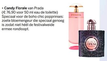 Aanbiedingen Candy florale van prada 50 ml - Prada - Geldig van 14/08/2017 tot 31/08/2017 bij Ici Paris XL