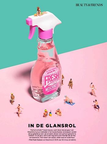 Aanbiedingen Pink fresh couture van moschino 50 ml - Moschino - Geldig van 14/08/2017 tot 31/08/2017 bij Ici Paris XL