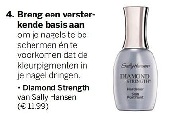 Aanbiedingen Diamond strength van sally hansen - Sally Hansen - Geldig van 14/08/2017 tot 31/08/2017 bij Ici Paris XL