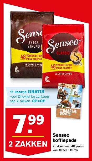 Aanbiedingen Senseo koffiepads - Douwe Egberts - Geldig van 16/08/2017 tot 22/08/2017 bij Hoogvliet