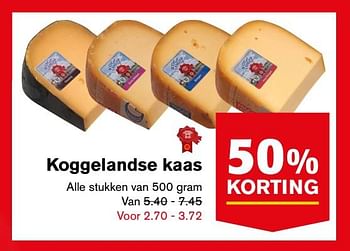 Aanbiedingen Koggelandse kaas - Koggelandse - Geldig van 16/08/2017 tot 22/08/2017 bij Hoogvliet