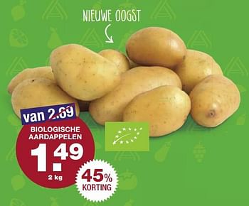 Aanbiedingen Biologische aardappelen - Huismerk - Aldi - Geldig van 21/08/2017 tot 27/08/2017 bij Aldi