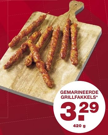 Aanbiedingen Gemarineerde grillfakkels - Huismerk - Aldi - Geldig van 21/08/2017 tot 27/08/2017 bij Aldi