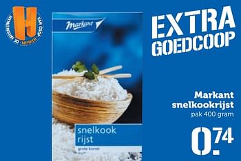 Aanbiedingen Markant snelkookrijst - Markant - Geldig van 21/08/2017 tot 27/08/2017 bij Coop