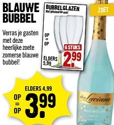 Aanbiedingen Blauwe bubbel - Schuimwijnen - Geldig van 20/08/2017 tot 26/08/2017 bij Dirk III