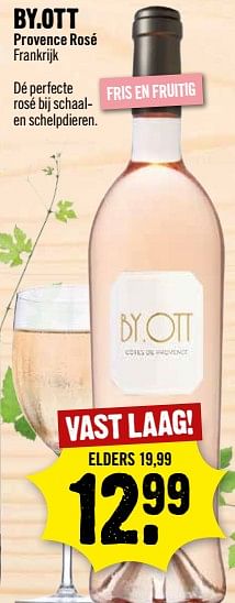 Aanbiedingen By.ott provence rosé frankrijk - Rosé wijnen - Geldig van 20/08/2017 tot 26/08/2017 bij Dirk III