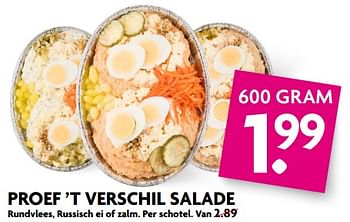 Aanbiedingen Proef `t verschil salade - Huismerk - Deka Markt - Geldig van 20/08/2017 tot 26/08/2017 bij Deka Markt