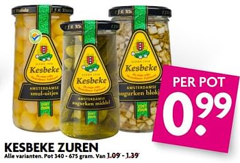 Aanbiedingen Kesbeke zuren - Kesbeke - Geldig van 20/08/2017 tot 26/08/2017 bij Deka Markt