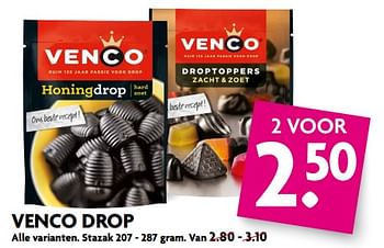 Aanbiedingen Venco drop - Venco - Geldig van 20/08/2017 tot 26/08/2017 bij Deka Markt