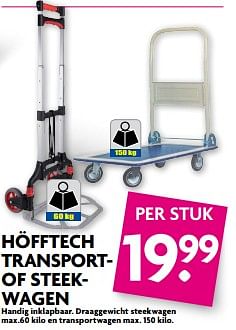 Aanbiedingen Höfftech transport of steekwagen - HÃ¶fftech  - Geldig van 20/08/2017 tot 26/08/2017 bij Deka Markt