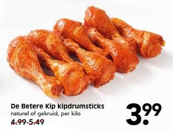 Aanbiedingen De betere kip kipdrumsticks - De Betere Kip - Geldig van 20/08/2017 tot 24/08/2017 bij Em-té
