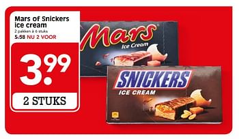 Aanbiedingen Mars of snickers ice cream - Huismerk - Em-té - Geldig van 20/08/2017 tot 24/08/2017 bij Em-té