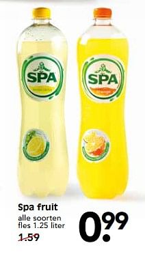 Aanbiedingen Spa fruit - Spa - Geldig van 20/08/2017 tot 24/08/2017 bij Em-té