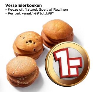 Aanbiedingen Verse eierkoeken - Huismerk Vomar - Geldig van 20/08/2017 tot 26/08/2017 bij Vomar