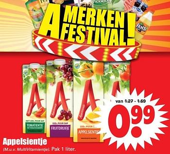 Aanbiedingen Appelsientje - Appelsientje - Geldig van 20/08/2017 tot 26/08/2017 bij Lekker Doen