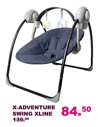 Aanbiedingen X-adventure swing xline - Xadventure - Geldig van 20/08/2017 tot 10/09/2017 bij Baby & Tiener Megastore