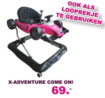 Aanbiedingen X-adventure come on! - Xadventure - Geldig van 20/08/2017 tot 10/09/2017 bij Baby & Tiener Megastore