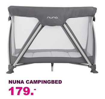 Aanbiedingen Nuna campingbed - Nuna - Geldig van 20/08/2017 tot 10/09/2017 bij Baby & Tiener Megastore