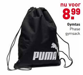 Aanbiedingen Gymtas - Puma - Geldig van 20/08/2017 tot 17/09/2017 bij Scapino