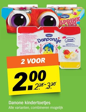 Aanbiedingen Danone kindertoetjes - Danone - Geldig van 21/08/2017 tot 27/08/2017 bij Albert Heijn