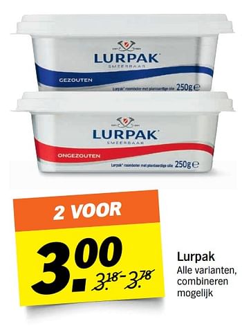 Aanbiedingen Lurpak smeerbaar - Lurpak - Geldig van 21/08/2017 tot 27/08/2017 bij Albert Heijn