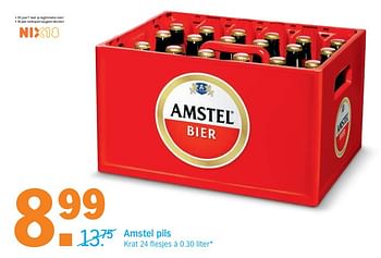 Aanbiedingen Amstel pils - Amstel - Geldig van 21/08/2017 tot 27/08/2017 bij Albert Heijn