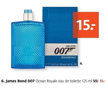 Aanbiedingen James bond 007 ocean royale eau de toilette - James Bond - Geldig van 21/08/2017 tot 27/08/2017 bij Etos
