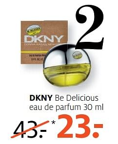Aanbiedingen Dkny be delicious eau de parfum - DKNY - Geldig van 21/08/2017 tot 27/08/2017 bij Etos