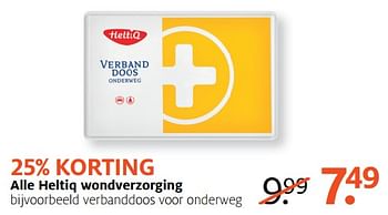 Aanbiedingen Verbanddoos voor onderweg - Heltiq - Geldig van 21/08/2017 tot 27/08/2017 bij Etos