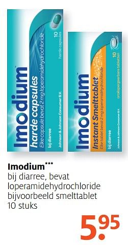 Aanbiedingen Imodium - Imodium - Geldig van 21/08/2017 tot 27/08/2017 bij Etos