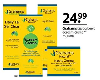 Aanbiedingen Grahams eczeem crème - Grahams - Geldig van 21/08/2017 tot 27/08/2017 bij Etos