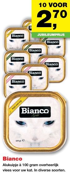 Aanbiedingen Bianco - Bianco - Geldig van 21/08/2017 tot 03/09/2017 bij Jumper