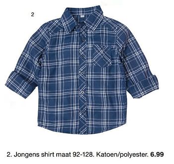 Aanbiedingen Jongens shirt - Huismerk - Zeeman  - Geldig van 19/08/2017 tot 26/08/2017 bij Zeeman