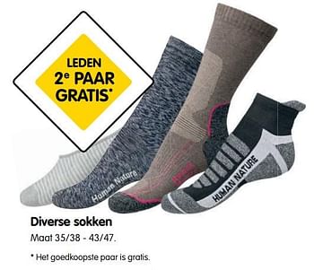 Aanbiedingen Diverse sokken - Huismerk - ANWB - Geldig van 21/08/2017 tot 03/09/2017 bij ANWB