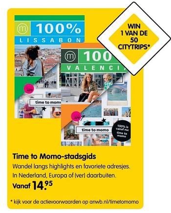 Aanbiedingen Time to momo-stadsgids - Huismerk - ANWB - Geldig van 21/08/2017 tot 03/09/2017 bij ANWB