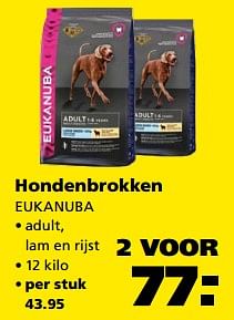 Aanbiedingen Hondenbrokken eukanuba - Eukanuba - Geldig van 21/08/2017 tot 04/09/2017 bij Ranzijn