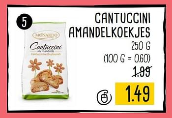 Aanbiedingen Cantuccini amandelkoekjes - Huismerk - Xenos - Geldig van 21/08/2017 tot 03/09/2017 bij Xenos