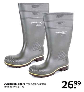 Aanbiedingen Dunlop knielaars type acifort, groen - Dunlop - Geldig van 21/08/2017 tot 10/09/2017 bij Boerenbond